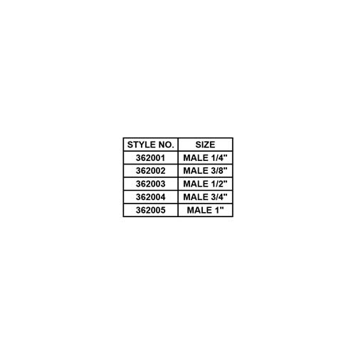 STEEL C-TYPE QUICK COUPLER (MALE)