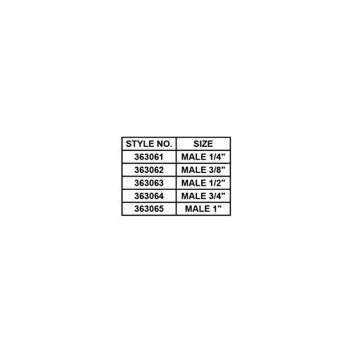S.S. #304 C-TYPE COUPLER (MALE PLUG)