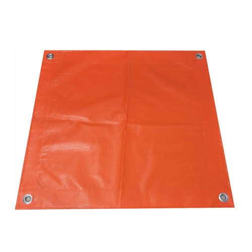 FIRE RETARDANT PVC TARPAULIN, ORANGE COLOR