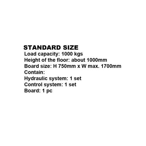 SINGLE BOARD HYDRAULIC TAIL LIFTER