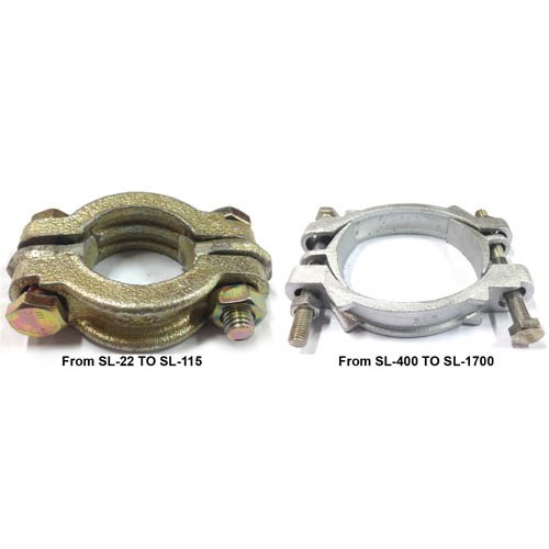 DOUBLE BOLT HOSE CLAMP