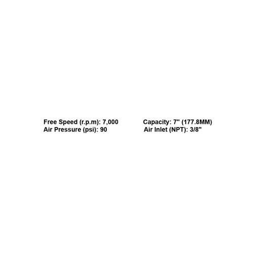 161022     7" HEAVY DUTY AIR ANGLE GRINDER