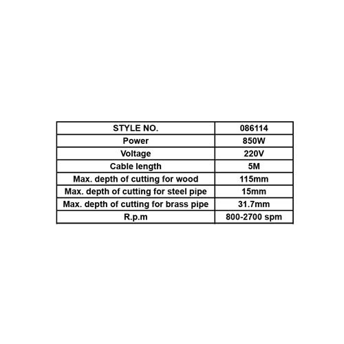 086114     ELECTRIC RECIPROCATING SAW