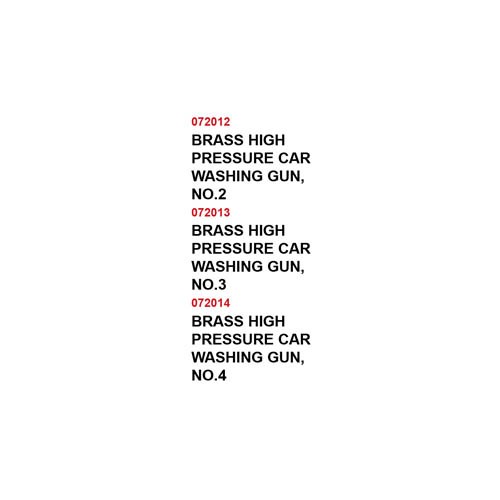 BRASS HIGH PRESSURE CAR WASHING GUN