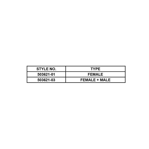 SPARE PLUG FOR CONTROL SWITCH 1-PH