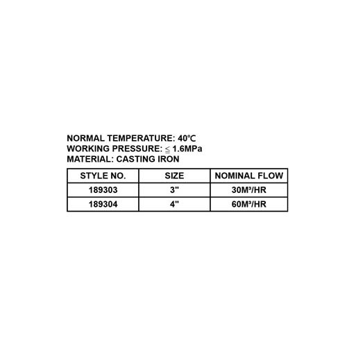 REMOVABLE ELEMENT WALTMAN WATER METER (LXLC)