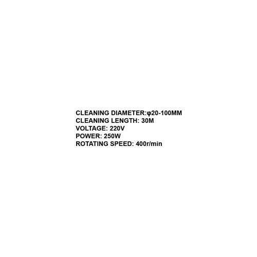 164352     AUTOMATIC PIPE CLEANER, CLEANING DIAMETER 20-100MM