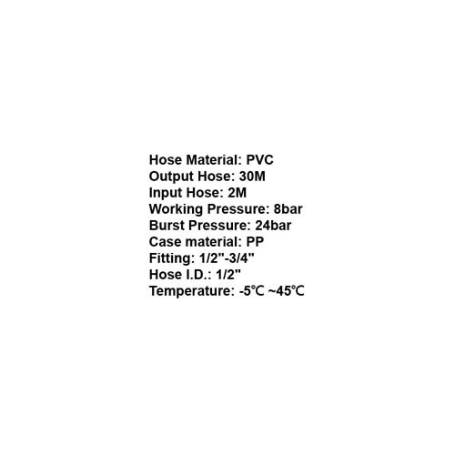 181194     WATER HOSE REEL