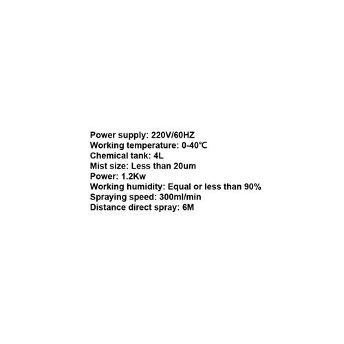 166093     MOTOR MIST SPRAYER