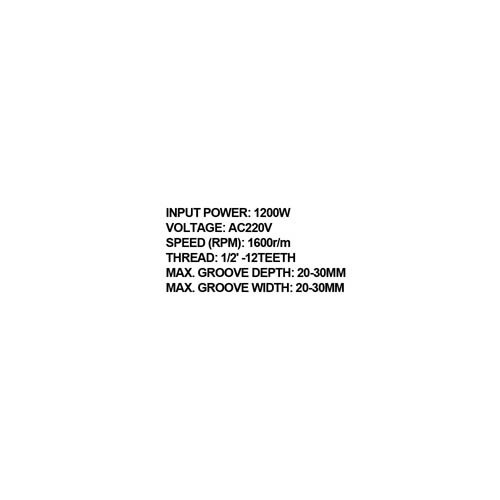 168041     CONCRETE GROOVER, W/O VACCUM  (vacuum capacity: 15L)