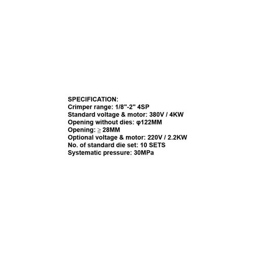 098703     HOSE CRIMPER (COMPUTER TYPE)