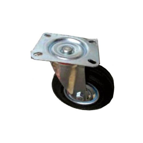 500511     RUBBER CASTER WHEEL FOR AIR COMPRESSOR, SWIVEL TYPE