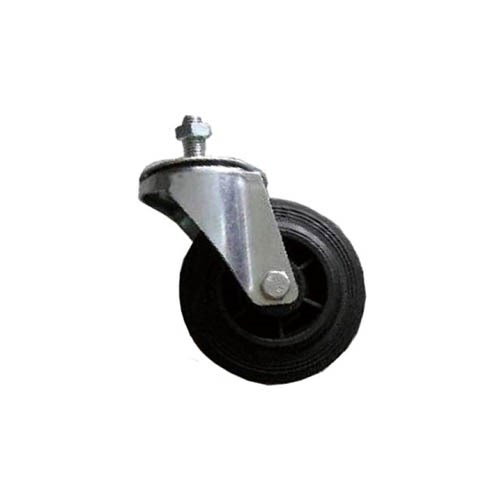 500516     RUBBER CASTER WHEEL FOR AIR COMPRESSOR, SWIVEL TYPE
