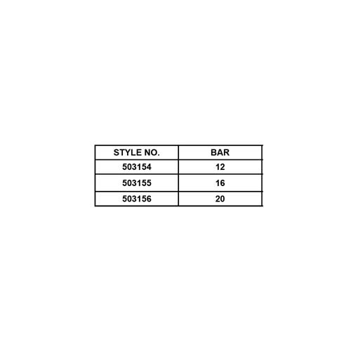 PRESSURE GAUGE FOR AIR COMPRESSOR, φ2", 1/4" NPT BACK CONNECTION