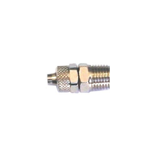BRASS CHROME-PLATED STRAIGHT MALE / SLEEVE TUBE FITTING