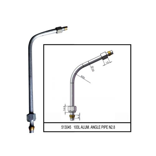 513045     100L ALUM. ANGLE PIPE N2.8