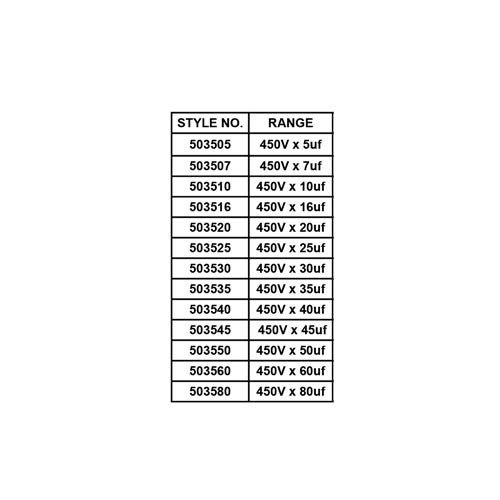 RUNNING CAPACITOR FOR AIR COMPRESSOR