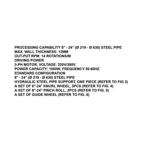 121614     ROLL GROOVING MACHINE