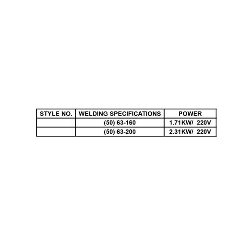 SCREW 2 RINGS TYPE PVC PIPE WELDING MACHINE