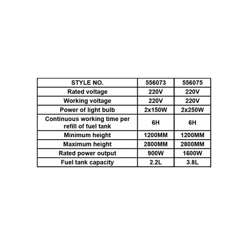 LIGHTING TOWER, WITHOUT GENERATOR