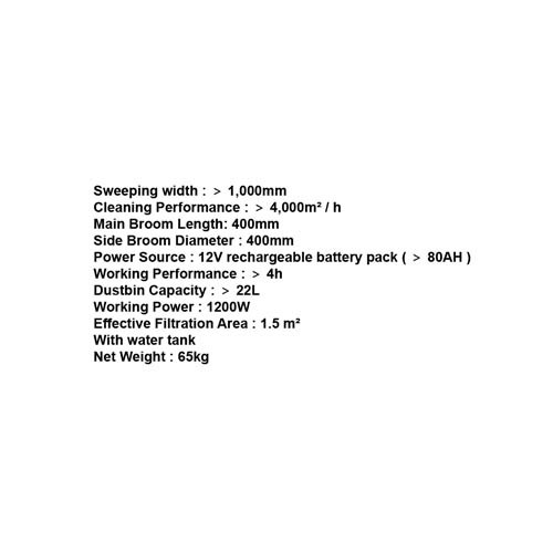 MN-P100A     INDUSTRAIAL SWEEPING 12V