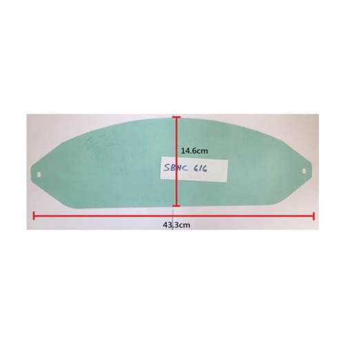 SBHC616     CUTTING MOULD FOR LENS, SIZE: W 43.3cm x L14.6cm