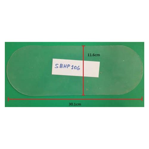 SBHP 106     CUTTING MOULD FOR LENS, SIZE: W30.1cm x L11.6cm     