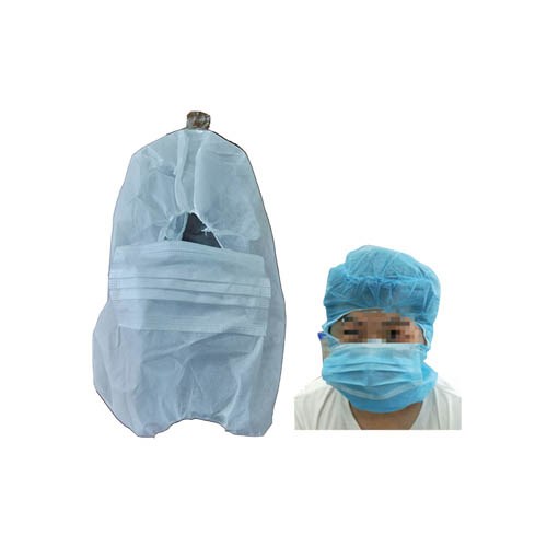 158065     DISPOSABLE PAINTERS SPRAY HEAD COVER WITH FLAT MASK