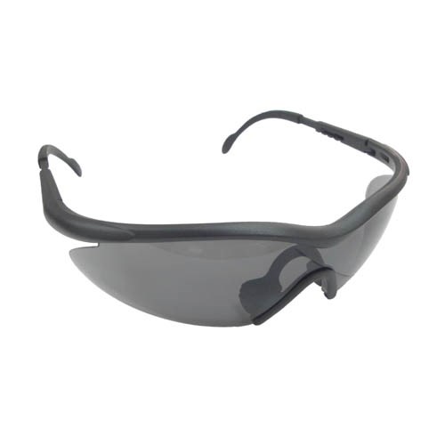 143481     SAFETY GLASSES, PS0104 SERIES, BLACK/GREY LENS