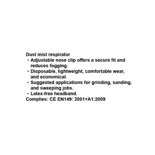 142018     FFP1 DUST MASK, 20PCS/BOX (B701P1)