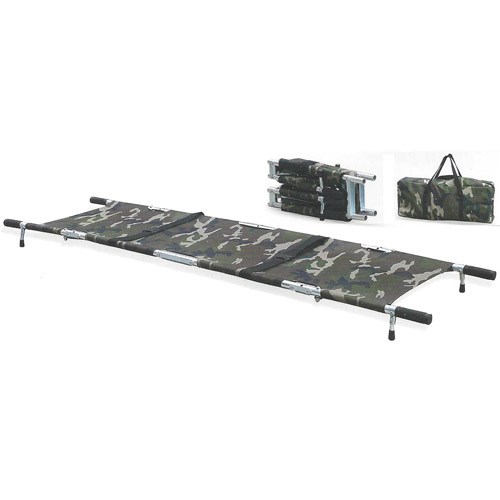 155185     ALUMINUM ALLOY QUARTER FOLDING STRETCHER