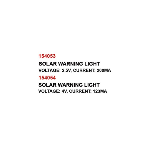 SOLAR WARNING LIGHT