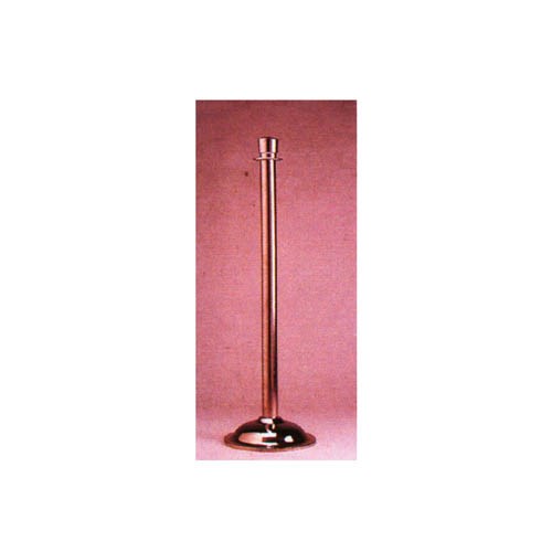 142501     ROPE STAND (BRASS 3" BALL TOP POLISHED & 2" PIPE)