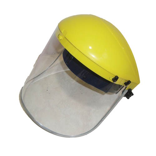 141041     FACE SHIELD WITH CLEAR VISOR 8" x 15-1/2" x T 1MM