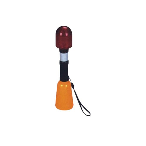 154356     SOLAR WARNING LIGHT WITH LIGHT SENSOR CONTROL, SIZE: H 39CM x W 8.5CM