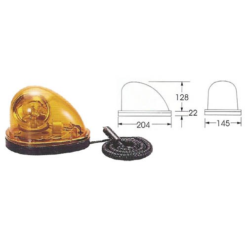 MAGNETIC WARNING LIGHT, W/CIGARETTE PLUG (BFM)