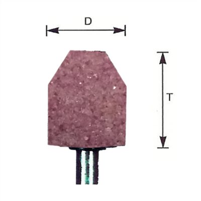 MOUNTED WHEEL, CONICAL TYPE, 6MM SHANK