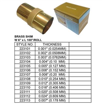 BRASS SHIM