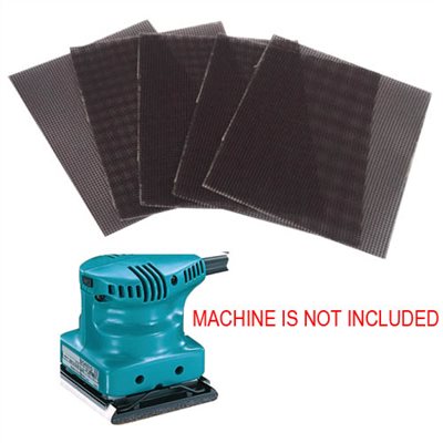 ABRASIVE MESH SHEET, 140 x 114MM/PC, 5PCS/BAG