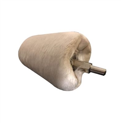 163802   MOUNTED WHEEL, COTTON, φ49 x T 63mm x L 84mm