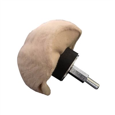 163822   MOUNTED WHEEL, COTTON, φ76 x T 38mm x L 82mm
