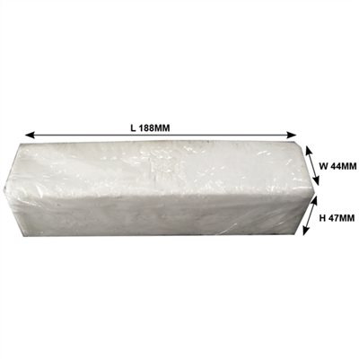 163202   POLISHING BLOCK, 1KG/PC, COLOR: WHITE
