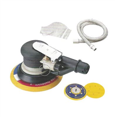 161830   6" AIR OPERATED SANDER (WITH VACUUM HOSE ATTACHMENT & DUST COLLECTOR BAG)