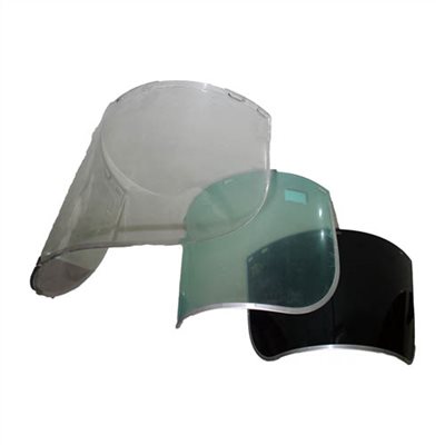 141151     PVC CLEAR VISOR WITH METAL FRAME