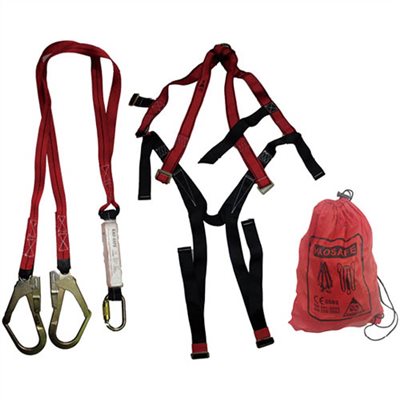 141156     SAFETY HARNESS WITH SHOCK ABSORBER LANYARD