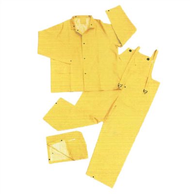 PVC / POLYESTER 3PC RAINSUIT BIB PANTS (USA STYLE)