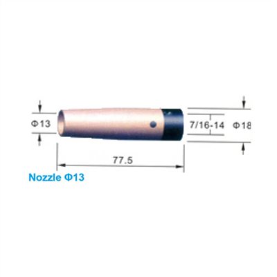 MIG/MAG WELDING ACCESSORIES FOR OTC NOZZLE Φ13.