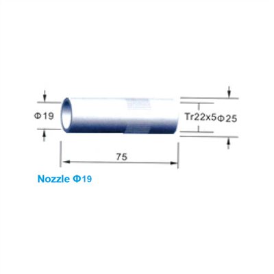 MIG/MAG WELDING ACCESSORIES FOR OTC NOZZLE Φ19