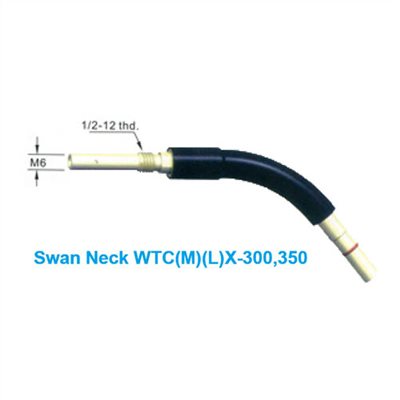 MIG/MAG WELDING ACCESSORIES (FOR OTC), SWAN NECK WTC(M)(L)X-300, 500
