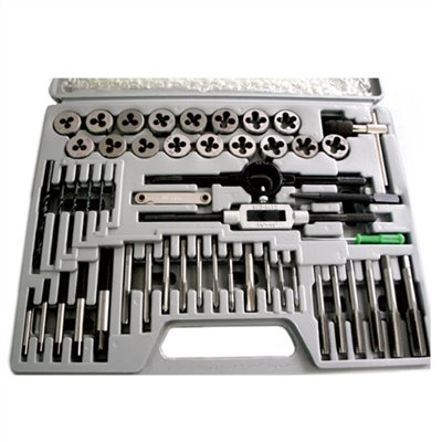 121011     52PCS HIGH CARBON STEEL TAP AND DIE KIT